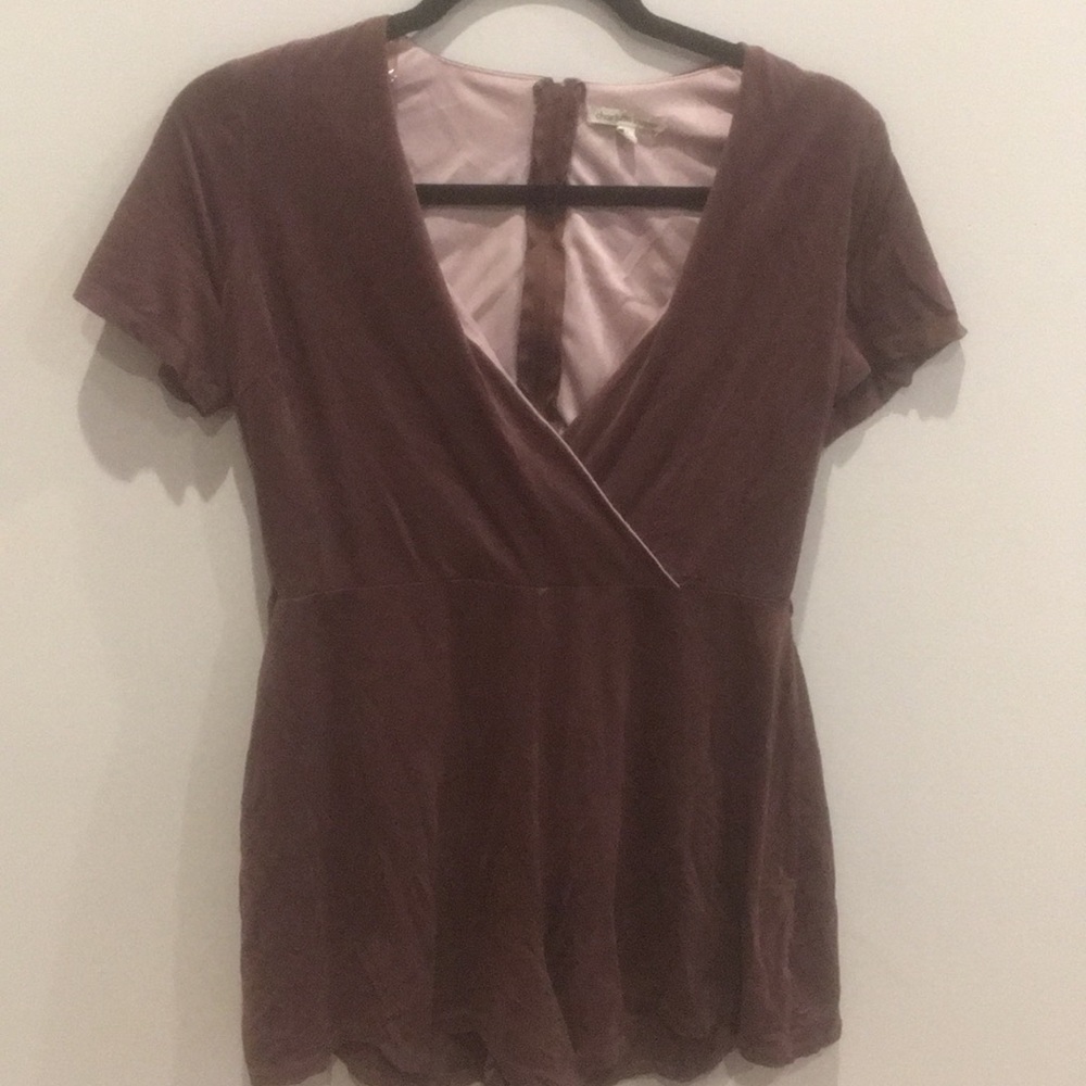 Velvet romper